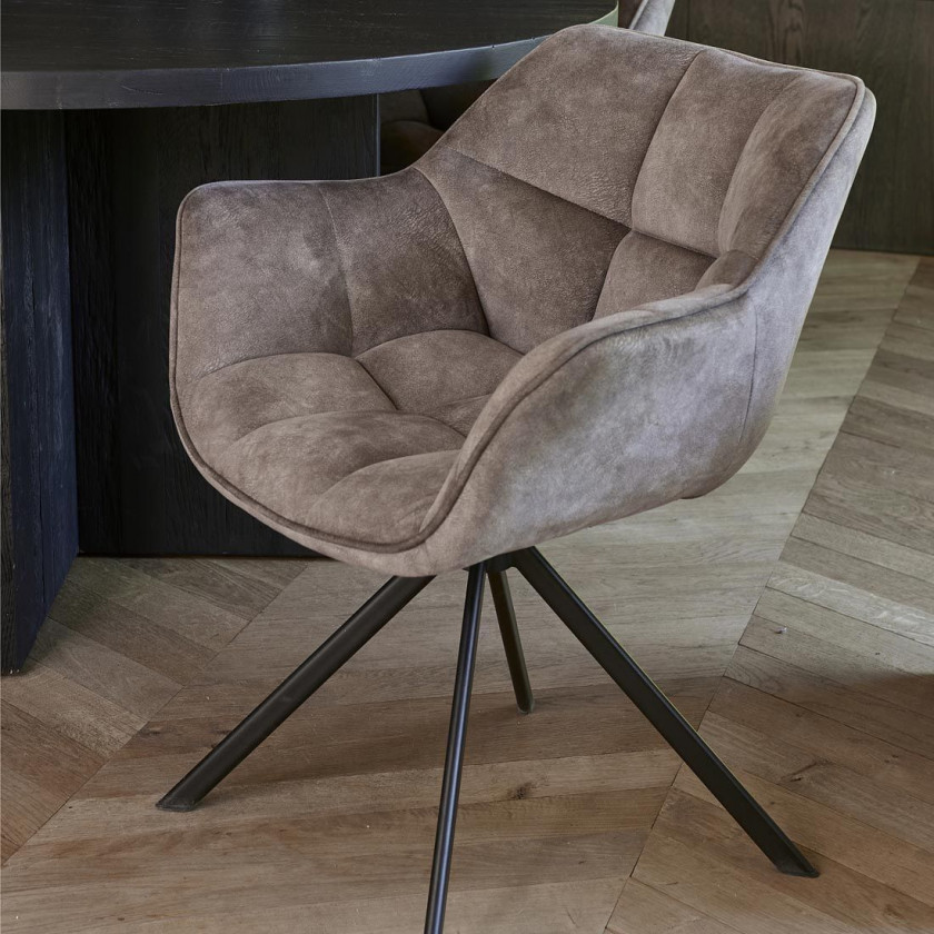 Carnaby Dining Armchair, berkshire, truffle