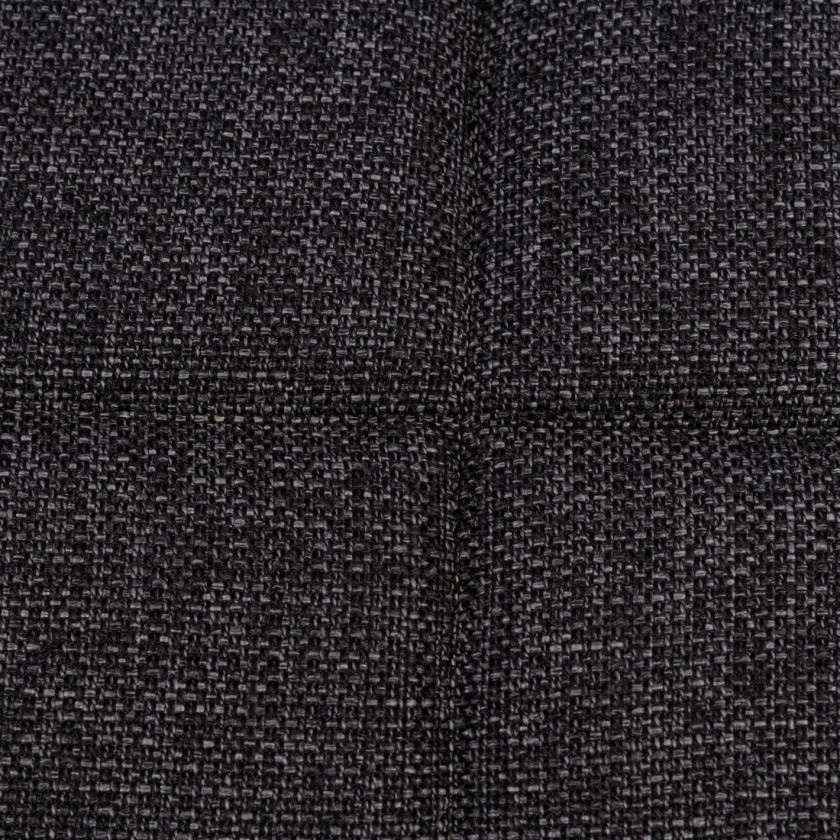 Thames Mélane Weave Footstool (Carbon)
