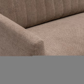 The camille sofa 3 seater celtic weave melting silver