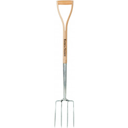 Stainless steel digging fork