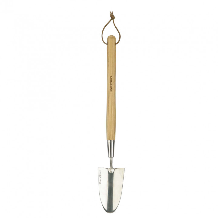 Stainless steel border hand trowel
