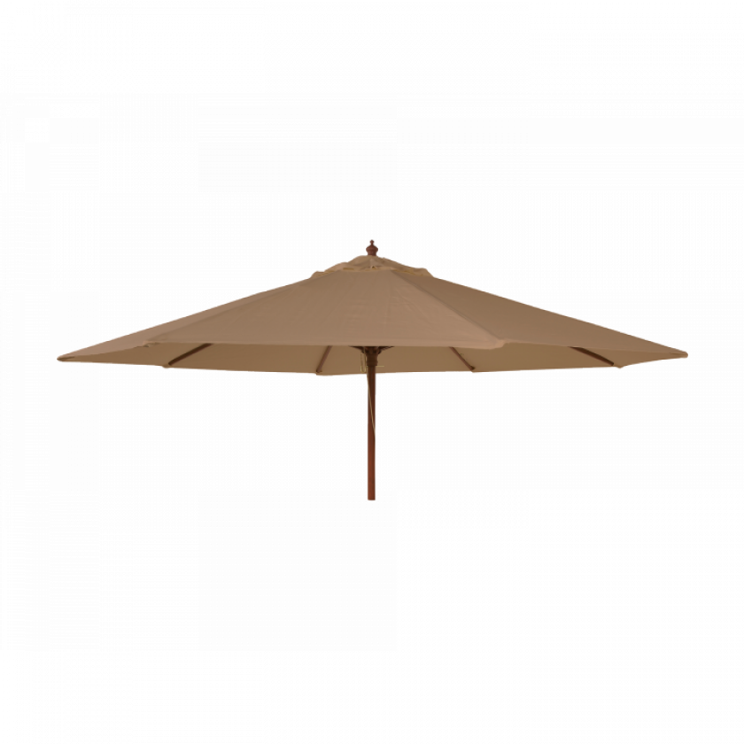 Alexander Rose Parasol - 300cm Diameter (Taupe / Brown)