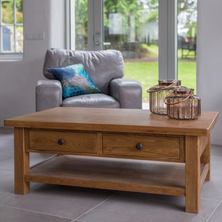 WAREHOUSE CLEARANCE: Fitzwilliam Coffee Table with 2 Drawers