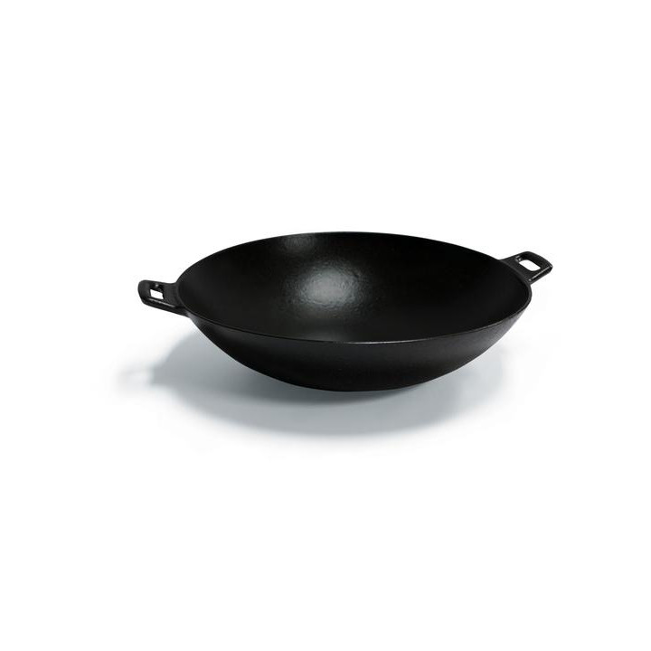 Cast iron wok