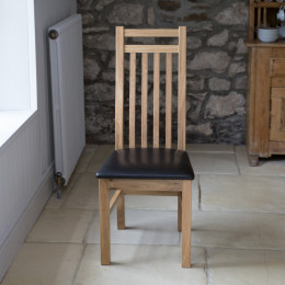 Kingston slatted dining chair warehouse clearance