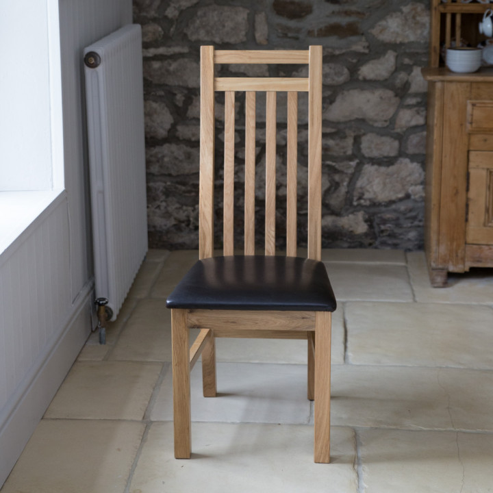Warehouse clearance kingston slatted dining chair
