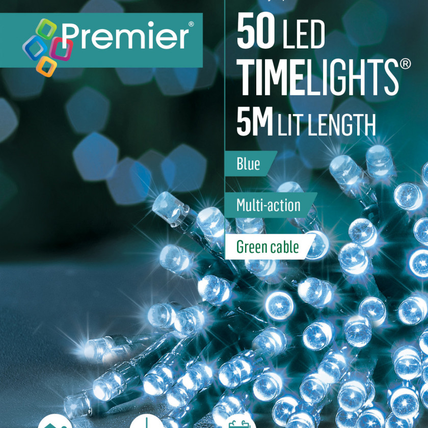 50 LED Timerlights 5m LIT Length
