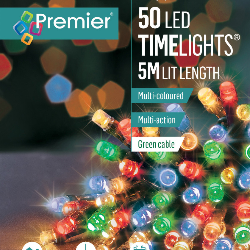 50 LED Timerlights 5m LIT Length