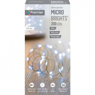 200 led battery operated microbrights multi coloured