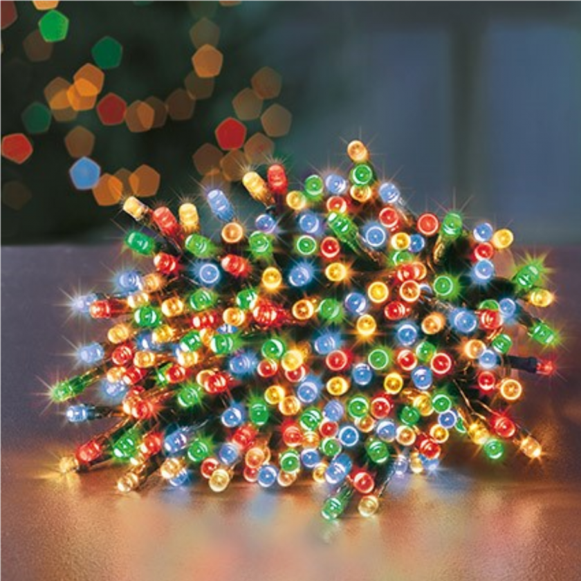 480 LED SupaBrights 38.3m LIT Length - Multicoloured
