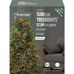 1500 premier led treebrights christmas tree lights multi coloured c27