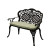 Toulouse love seater bronze
