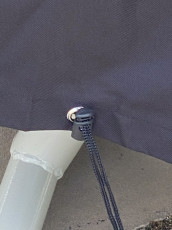 Portofino single pod hanging chair light grey