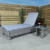Nantes lounger with side table grey