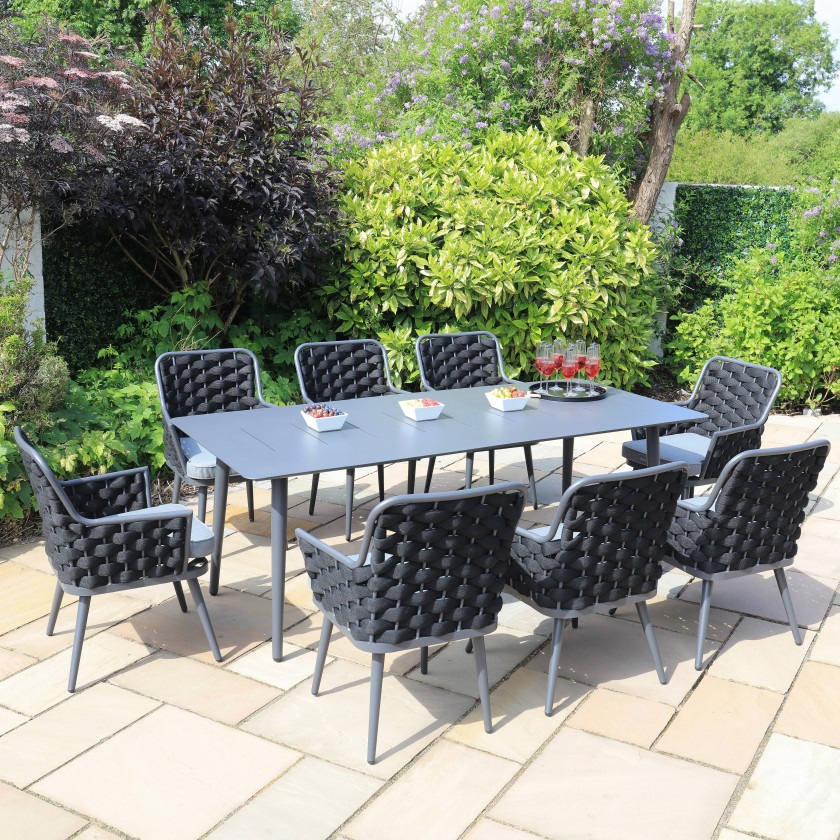 Bordeaux - 8 Seater Set with Rectangular Table