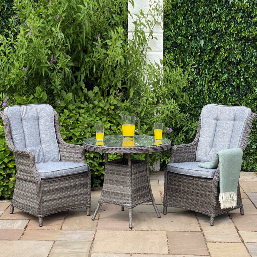 Boston - Bistro Set (Dark Grey)