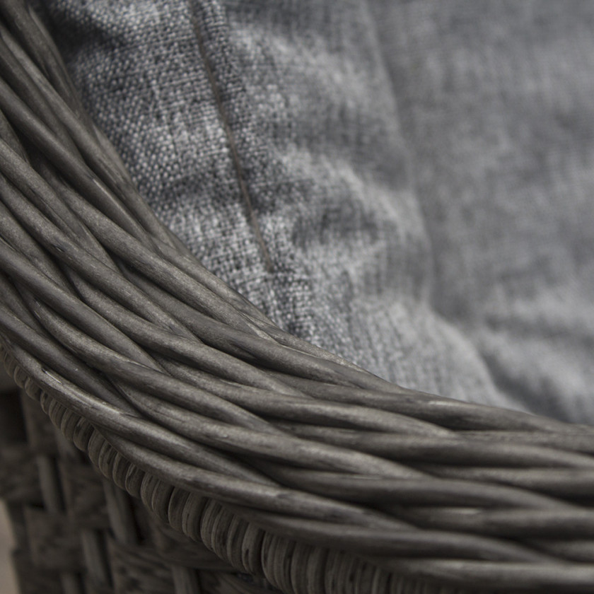 Boston - 4 Seater Round Set (Dark Grey)