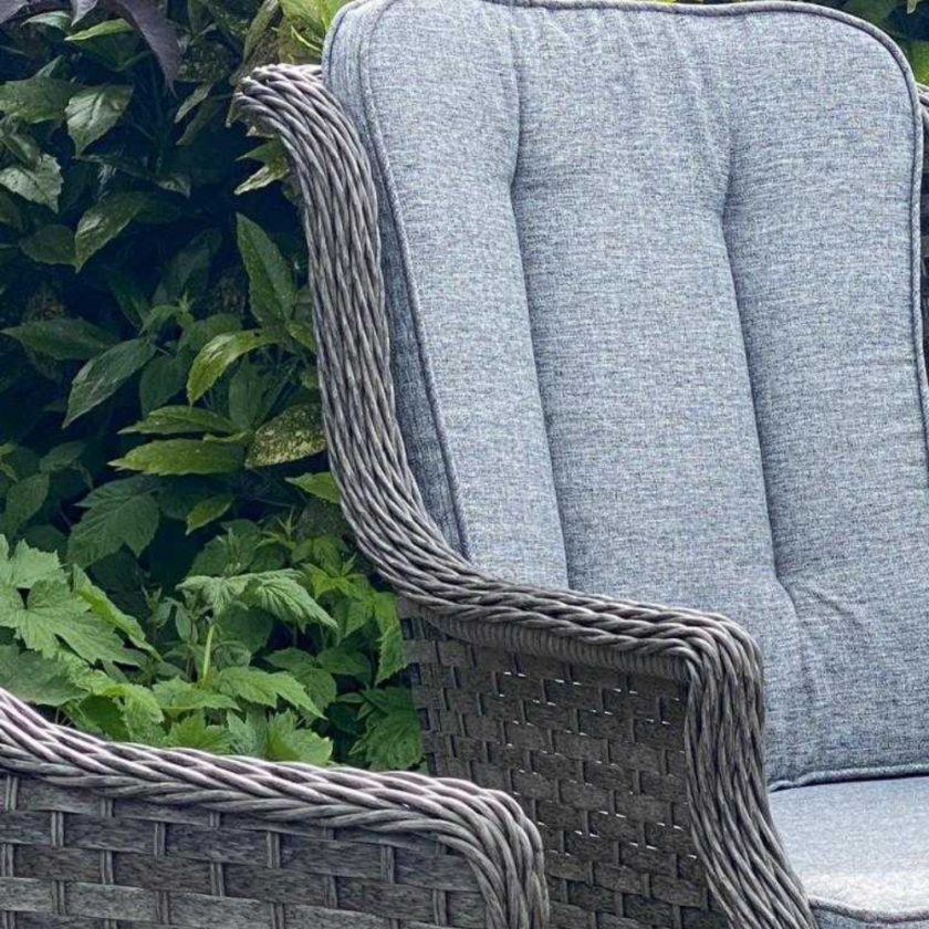 Boston - 6 Seater Round Set (Dark Grey)
