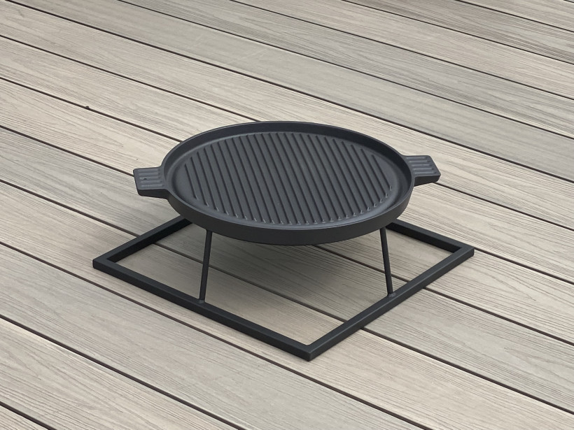 Griddle for Fire Pit (Black) - Rathwood