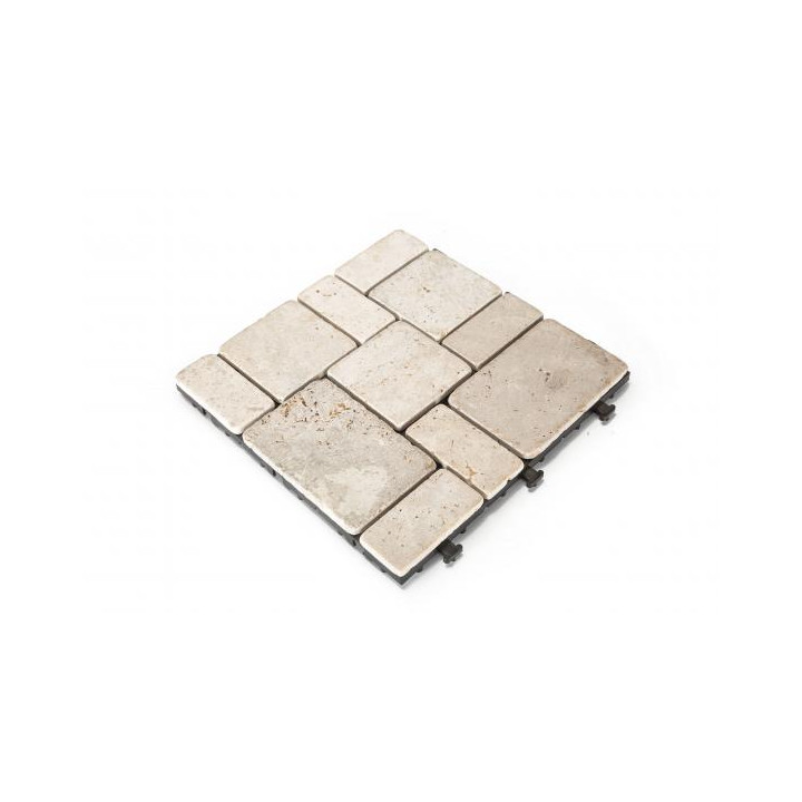 Natural travertine decking tile pack of 6