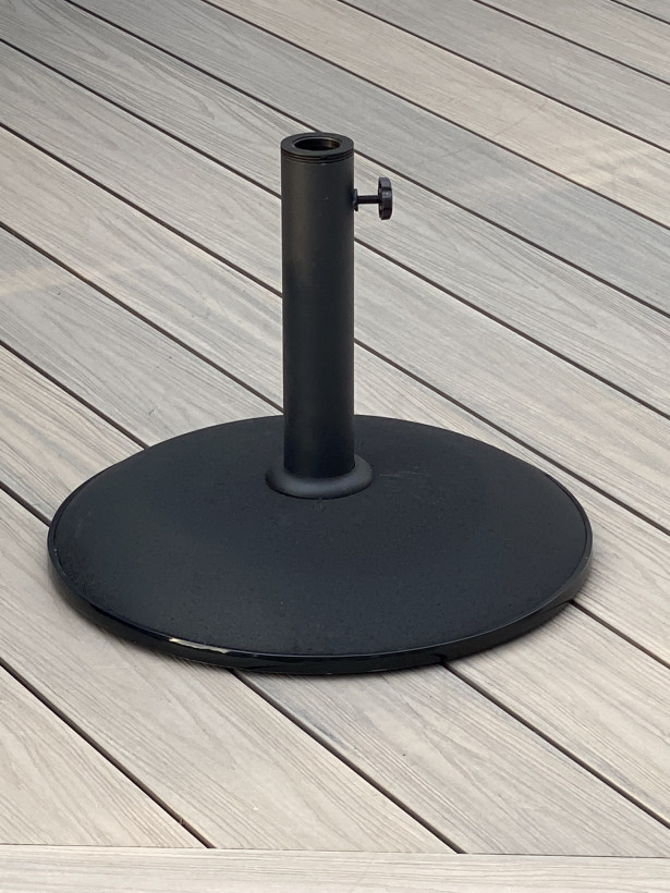 Parasol Base - Concrete 15kg (Black) - Rathwood