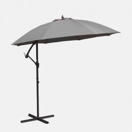 Cantilever parasol 300cm diameter light grey