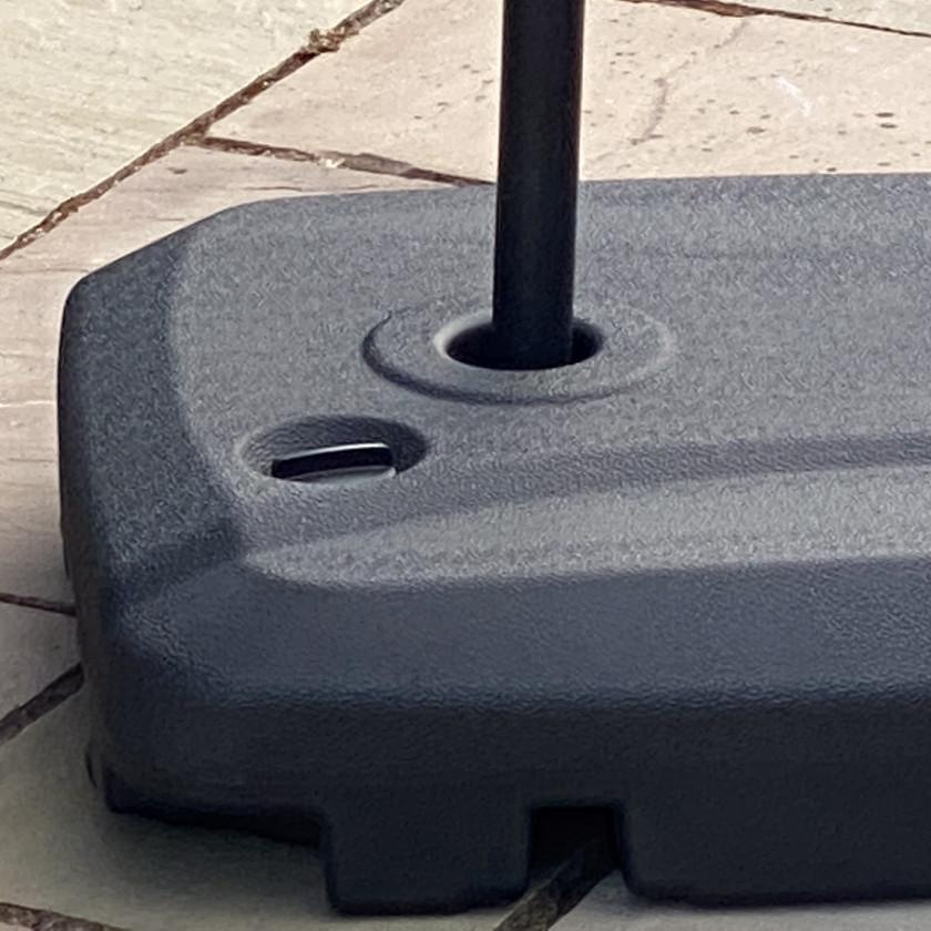 Water/Sand Filled Parasol Base (Black)