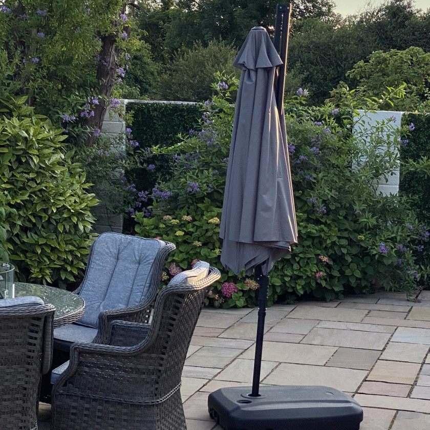 Water/Sand Filled Parasol Base (Black)