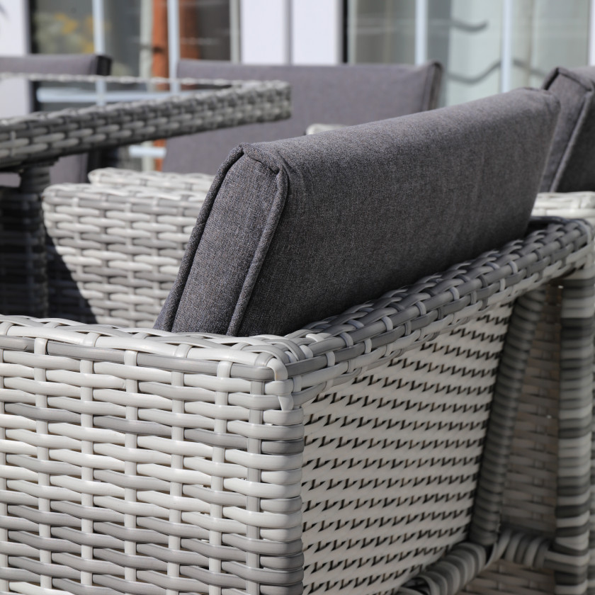 Nevada - 8 Seater Cube Set with Square Table