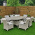 Sorrento 6 seat set with 180cm oval table white washed