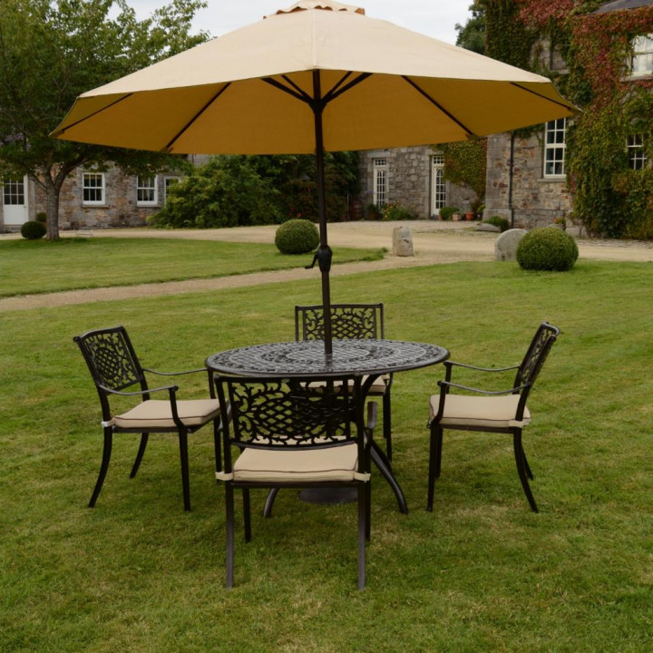 Lyon 4 seater dark set