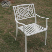 Lyon cream chair pad