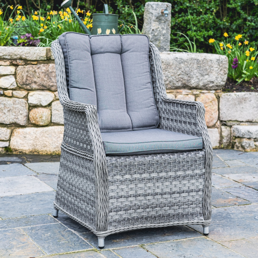 Bali - Armchair & Cushions (Grey)