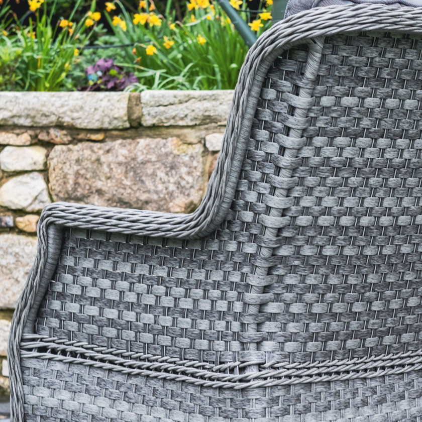 Bali - Armchair & Cushions (Grey)