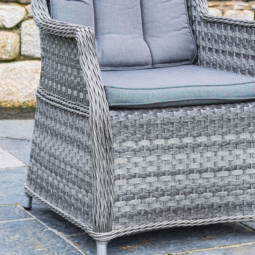 Bali - Armchair & Cushions (Grey)