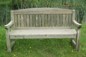 Wooden bench 3 seat