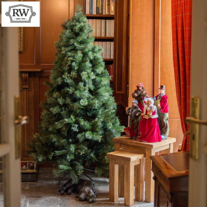 8ft rathwood premium bergin pine artificial christmas tree