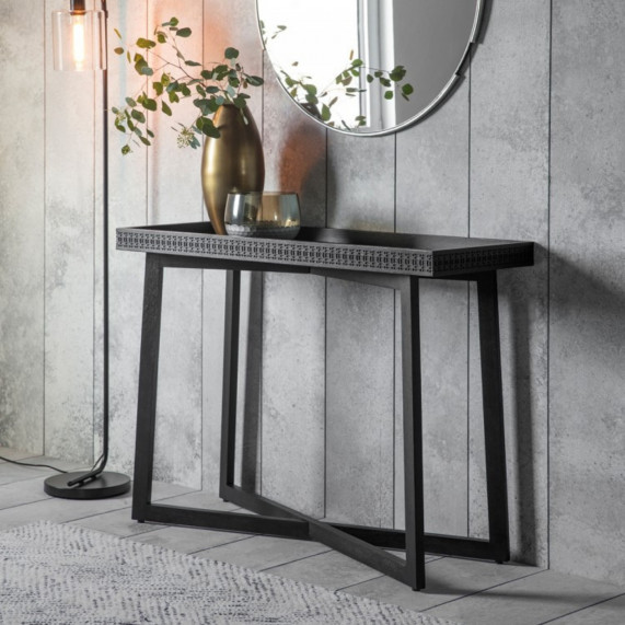 Boho boutique console table