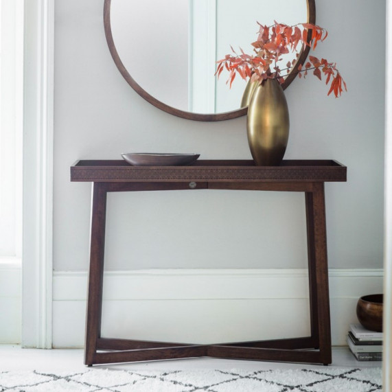 Boho retreat console table