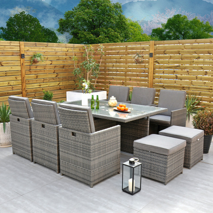Giardina 6 seater cube set