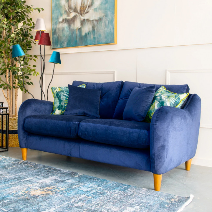 Howard 3 seater sofa navy