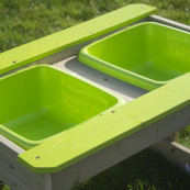 Kids picnic bench sand water table