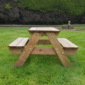 Lisbet kids picnic table and bench