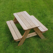 Lisbet kids picnic table and bench