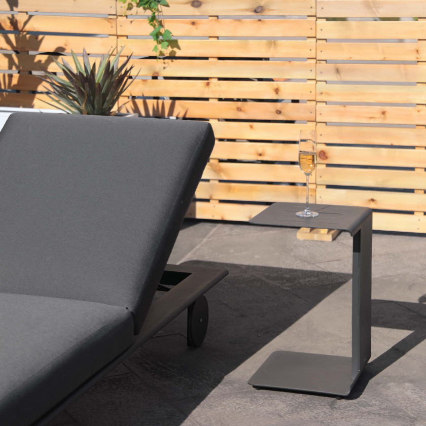 Rimini - Sun Lounger with Side Table