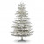 8ft premium silver pine artificial christmas tree