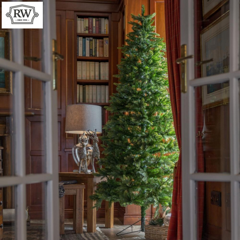 6.5ft Premium Slim Scots Pine Artificial Christmas Tree