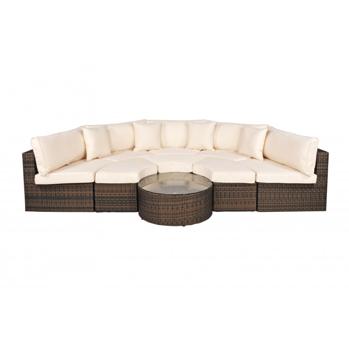 Morocco sofa set dark