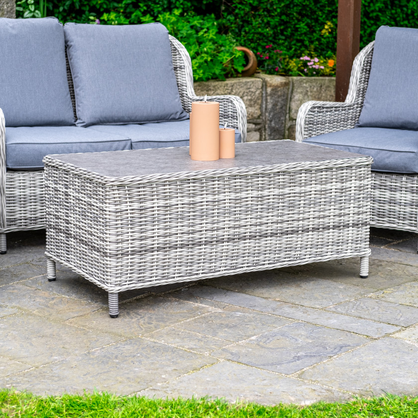 Vienna - 4 Seater Lounge Set - Light Grey