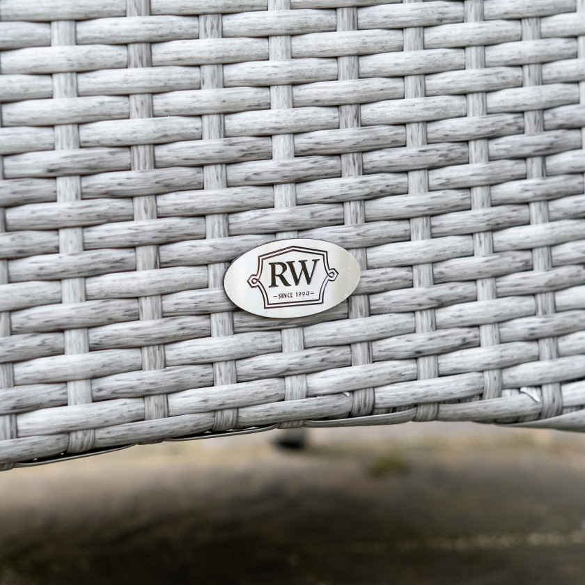 Havana - 4 Seat Set with 120cm Round Table (Light Grey)